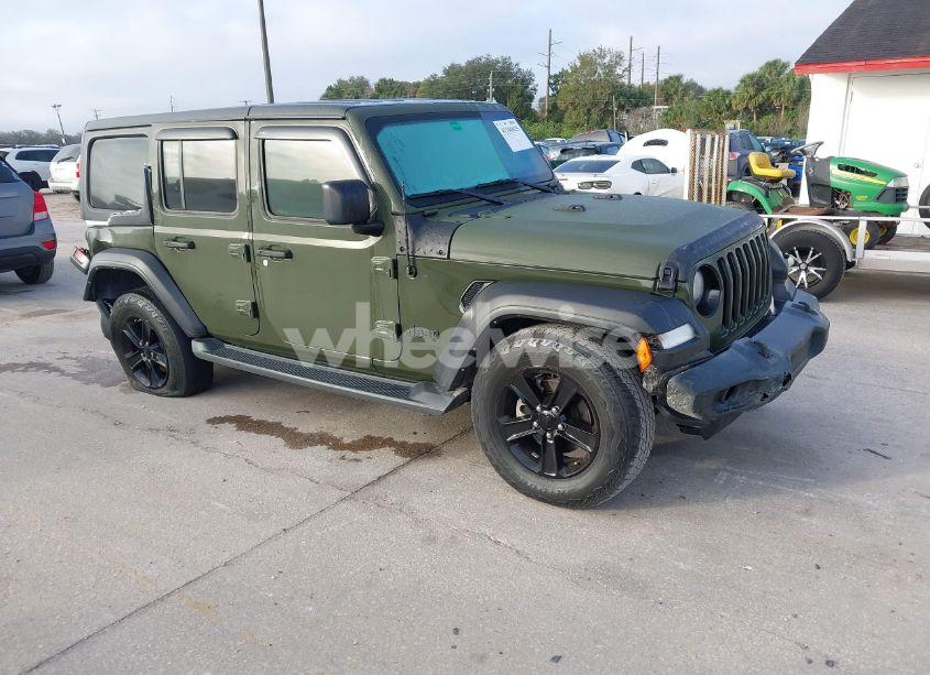 2021 Jeep Wrangler UNLIMITED SPORT ALTITUDE 4X4 (VIN 1C4HJXDG9MW694948) main photo