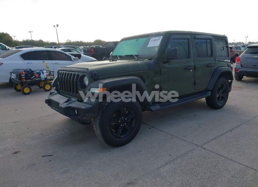 Photo 2 of 2021 Jeep Wrangler UNLIMITED SPORT ALTITUDE 4X4 (VIN 1C4HJXDG9MW694948)