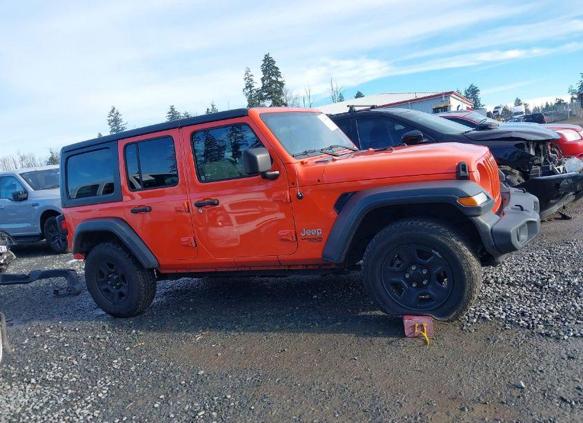 Photo 14 of 2018 Jeep Wrangler UNLIMITED SPORT 4X4 (VIN 1C4HJXDGXJW172339)