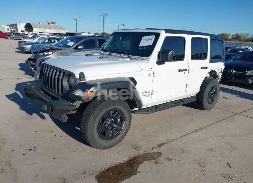 Photo 2 of 2019 Jeep Wrangler UNLIMITED SPORT 4X4 (VIN 1C4HJXDGXKW663785)