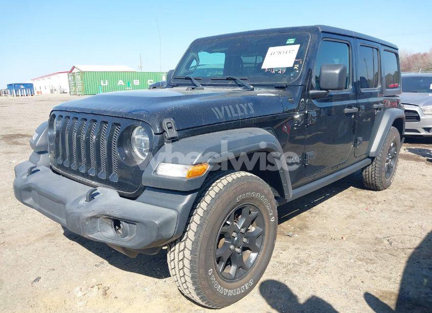 Photo 2 of 2020 Jeep Wrangler UNLIMITED WILLYS 4X4 (VIN 1C4HJXDGXLW219078)