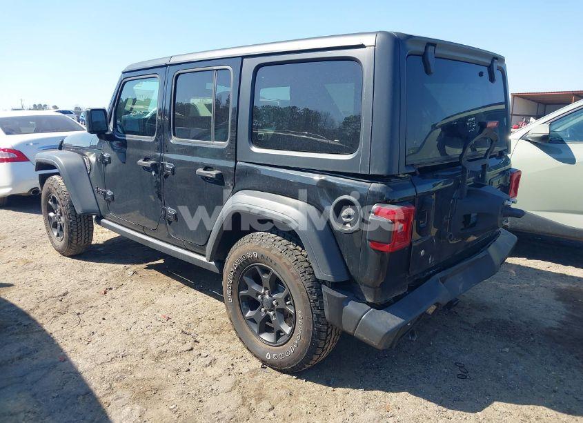 Photo 3 of 2020 Jeep Wrangler UNLIMITED WILLYS 4X4 (VIN 1C4HJXDGXLW219078)