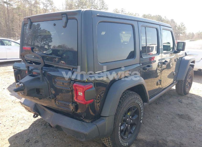Photo 4 of 2020 Jeep Wrangler UNLIMITED WILLYS 4X4 (VIN 1C4HJXDGXLW219078)