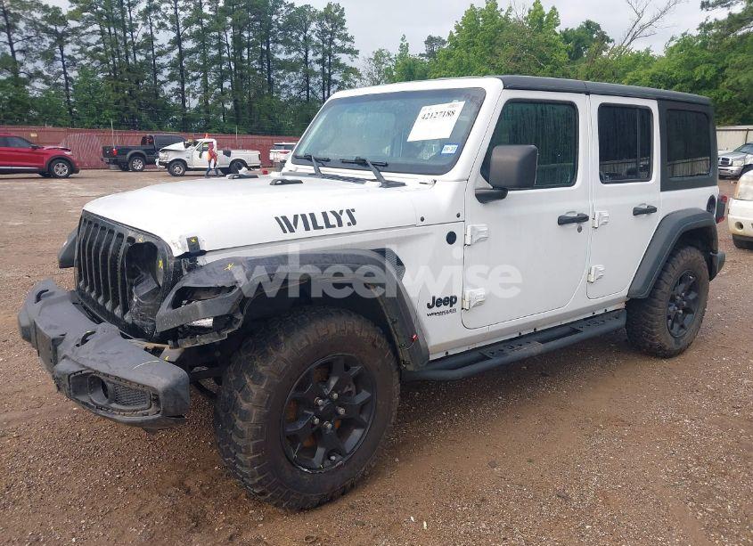 Photo 2 of 2020 Jeep Wrangler UNLIMITED WILLYS 4X4 (VIN 1C4HJXDGXLW329337)