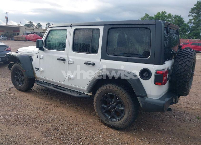 Photo 3 of 2020 Jeep Wrangler UNLIMITED WILLYS 4X4 (VIN 1C4HJXDGXLW329337)