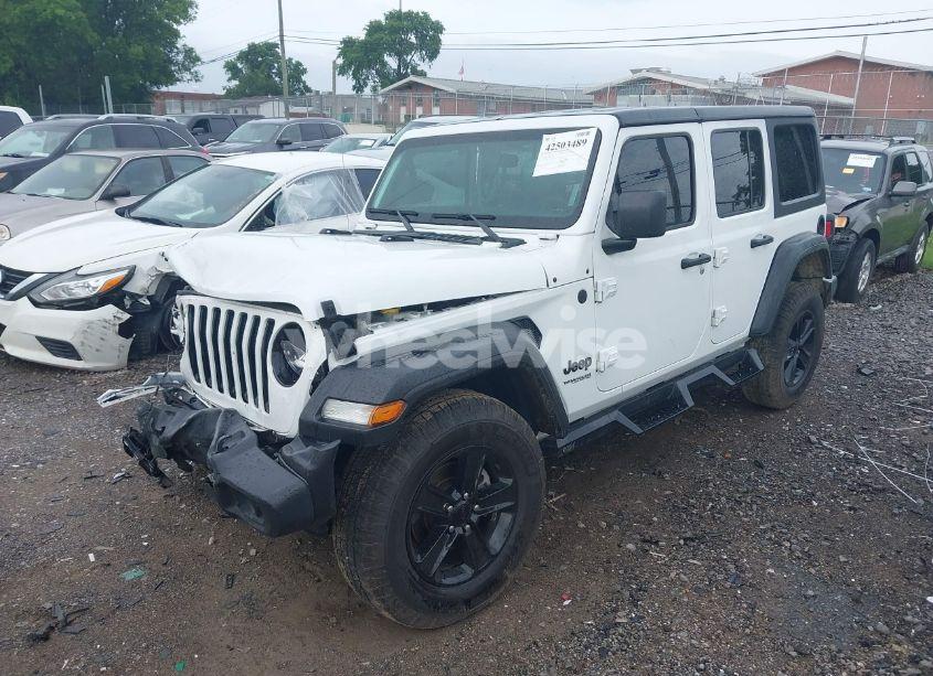 Photo 2 of 2022 Jeep Wrangler UNLIMITED SPORT ALTITUDE 4X4 (VIN 1C4HJXDGXNW201781)