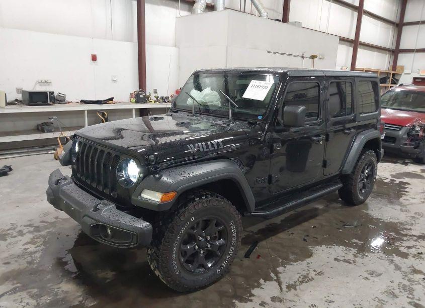 Photo 2 of 2021 Jeep Wrangler UNLIMITED WILLYS 4X4 (VIN 1C4HJXDM0MW600932)