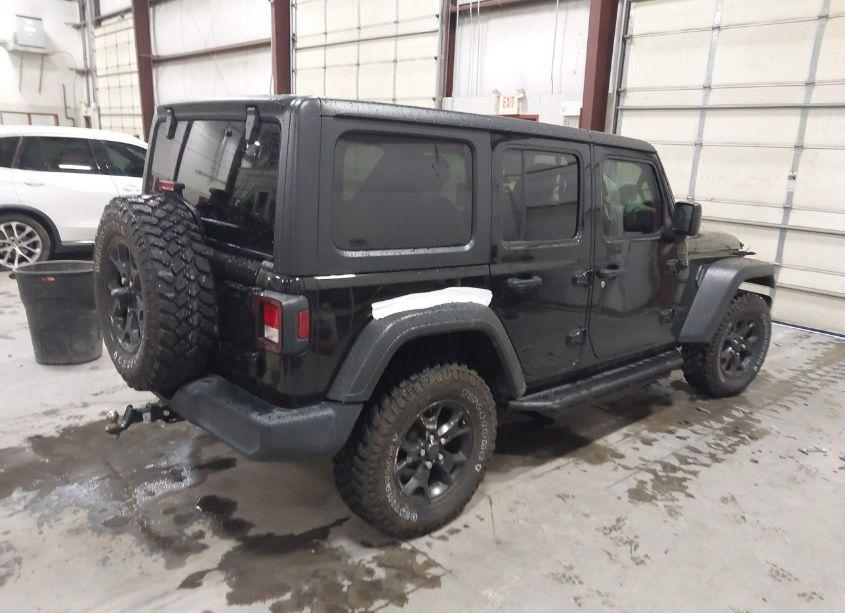 Photo 4 of 2021 Jeep Wrangler UNLIMITED WILLYS 4X4 (VIN 1C4HJXDM0MW600932)