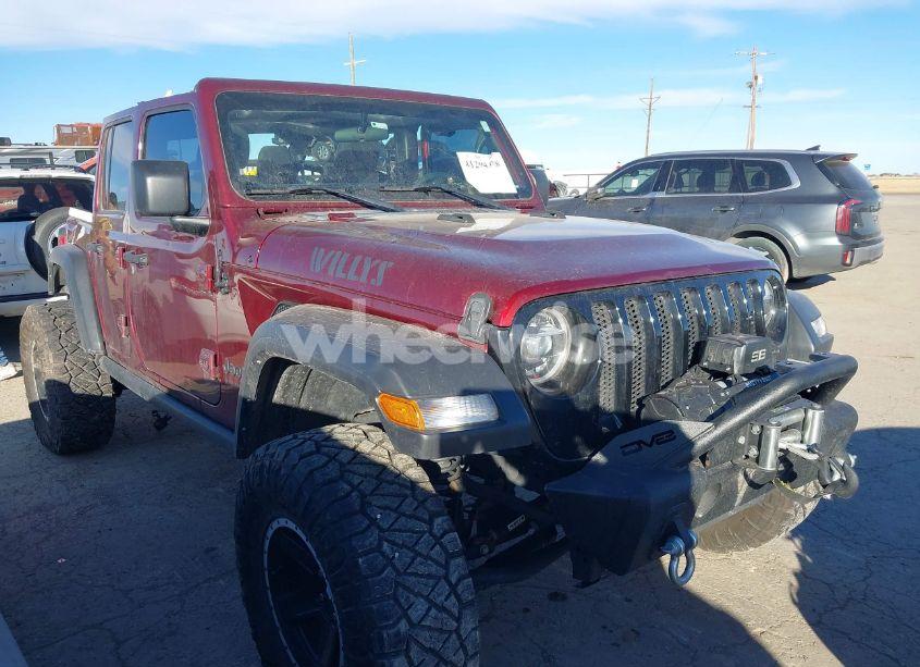 2021 Jeep Wrangler UNLIMITED WILLYS 4X4 (VIN 1C4HJXDM7MW729606) main photo