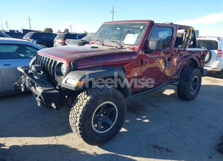 Photo 2 of 2021 Jeep Wrangler UNLIMITED WILLYS 4X4 (VIN 1C4HJXDM7MW729606)