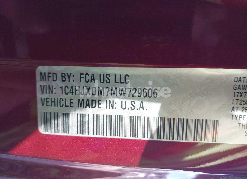 Photo 9 of 2021 Jeep Wrangler UNLIMITED WILLYS 4X4 (VIN 1C4HJXDM7MW729606)