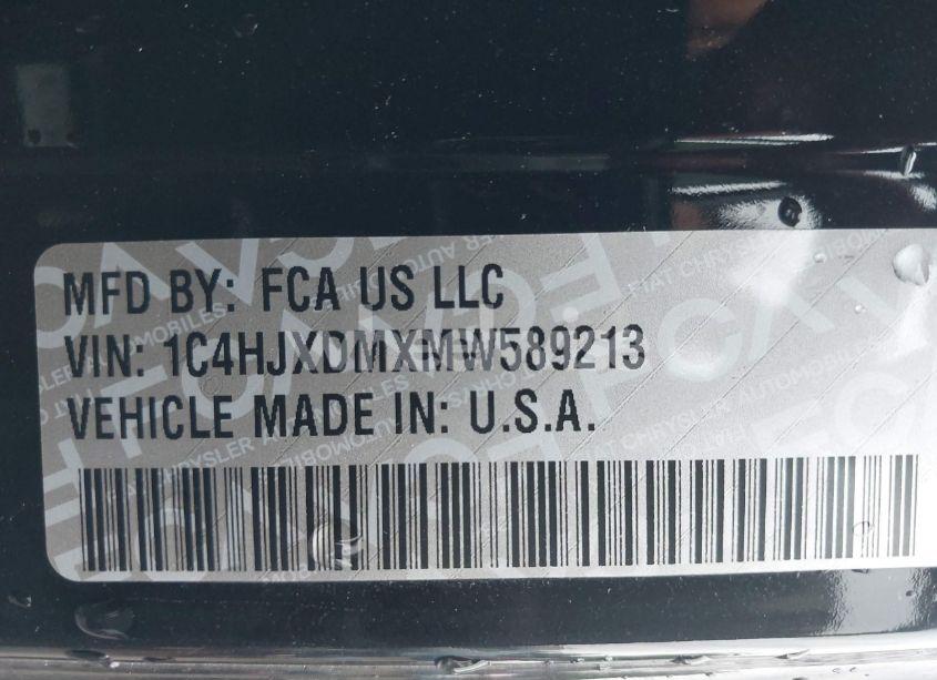 Photo 9 of 2021 Jeep Wrangler UNLIMITED ISLANDER 4X4 (VIN 1C4HJXDMXMW589213)