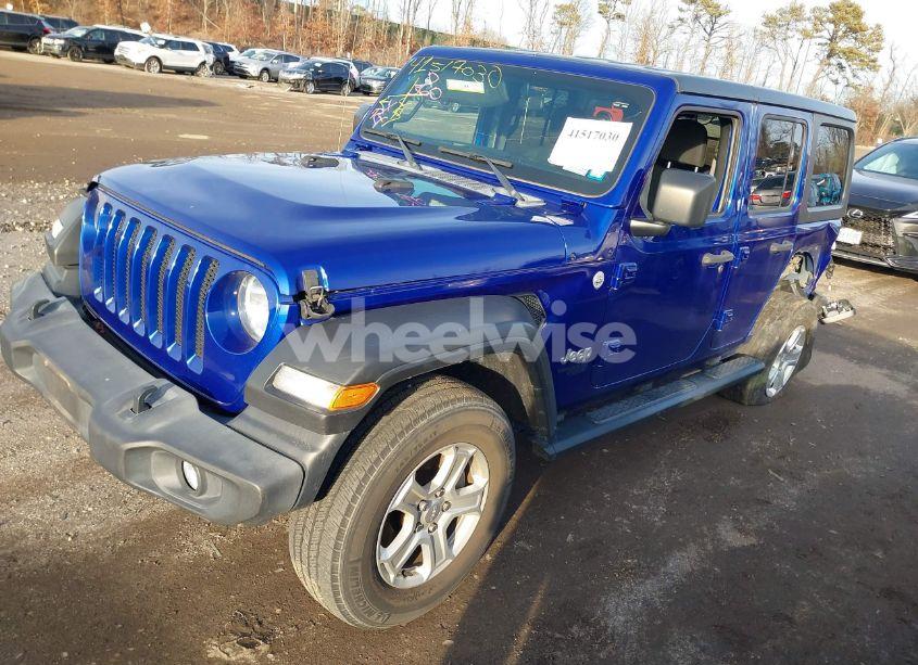Photo 2 of 2020 Jeep Wrangler UNLIMITED SPORT S 4X4 (VIN 1C4HJXDN0LW140324)