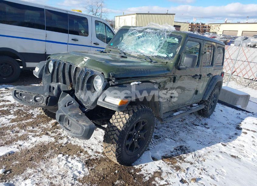 Photo 2 of 2020 Jeep Wrangler UNLIMITED WILLYS 4X4 (VIN 1C4HJXDN0LW334593)