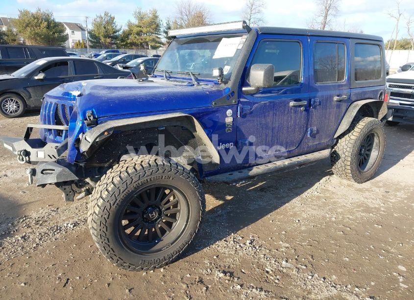 Photo 2 of 2020 Jeep Wrangler UNLIMITED SPORT S 4X4 (VIN 1C4HJXDN0LW347487)