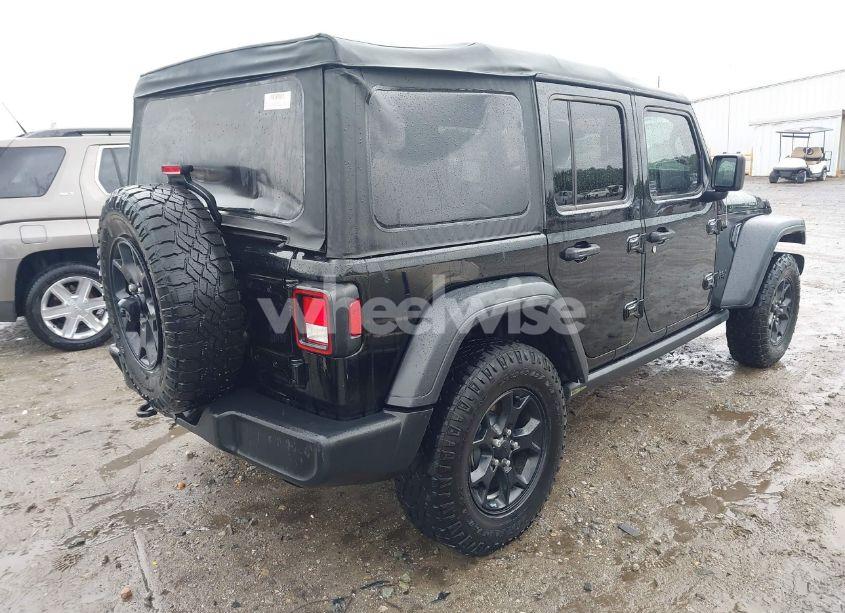 Photo 4 of 2021 Jeep Wrangler UNLIMITED WILLYS SPORT 4X4 (VIN 1C4HJXDN0MW678801)