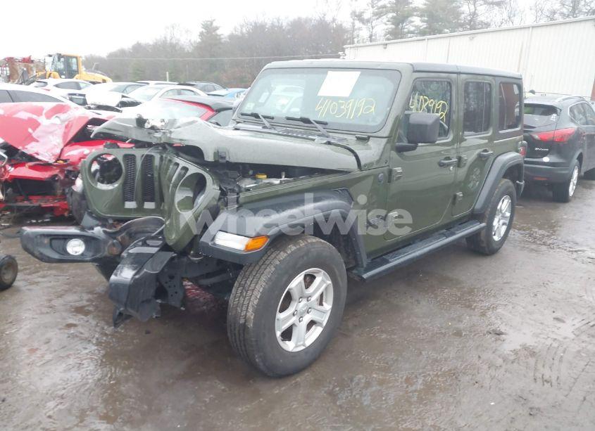 Photo 2 of 2022 Jeep Wrangler UNLIMITED SPORT S 4X4 (VIN 1C4HJXDN0NW214148)