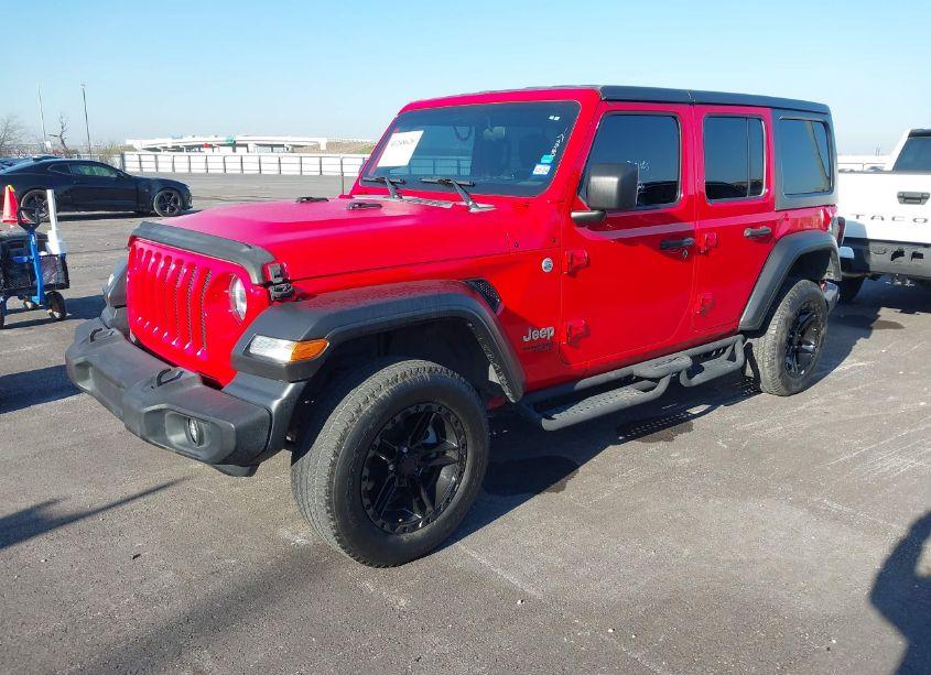 Photo 2 of 2020 Jeep Wrangler UNLIMITED SPORT S 4X4 (VIN 1C4HJXDN1LW154619)
