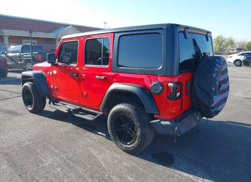 Photo 3 of 2020 Jeep Wrangler UNLIMITED SPORT S 4X4 (VIN 1C4HJXDN1LW154619)