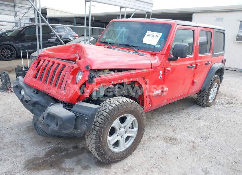 Photo 2 of 2021 Jeep Wrangler UNLIMITED SPORT S 4X4 (VIN 1C4HJXDN1MW630837)
