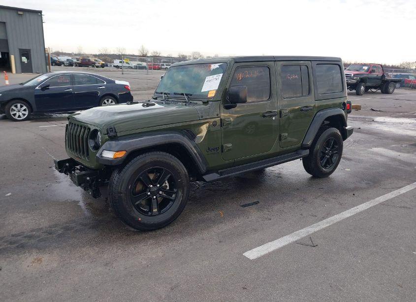 Photo 2 of 2022 Jeep Wrangler UNLIMITED SPORT ALTITUDE 4X4 (VIN 1C4HJXDN1NW277839)