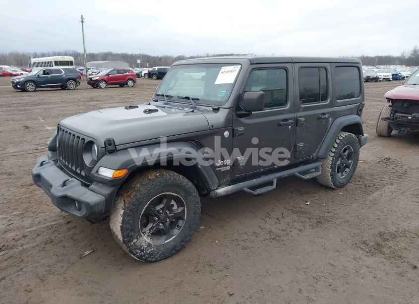 Photo 2 of 2019 Jeep Wrangler UNLIMITED SPORT S 4X4 (VIN 1C4HJXDN2KW636644)