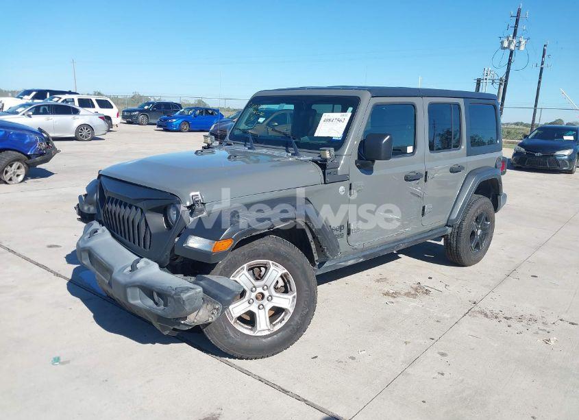 Photo 2 of 2019 Jeep Wrangler UNLIMITED SPORT S 4X4 (VIN 1C4HJXDN2KW649734)