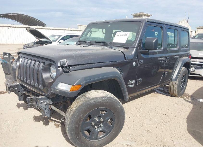 Photo 2 of 2020 Jeep Wrangler UNLIMITED SPORT 4X4 (VIN 1C4HJXDN2LW155455)