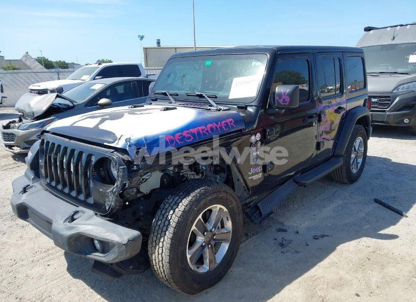 Photo 2 of 2019 Jeep Wrangler UNLIMITED SPORT S 4X4 (VIN 1C4HJXDN3KW668597)