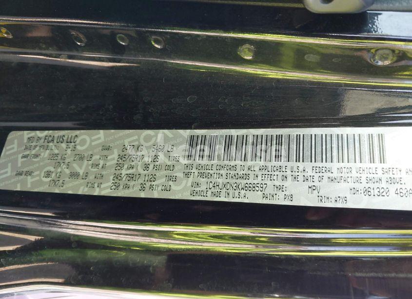 Photo 9 of 2019 Jeep Wrangler UNLIMITED SPORT S 4X4 (VIN 1C4HJXDN3KW668597)