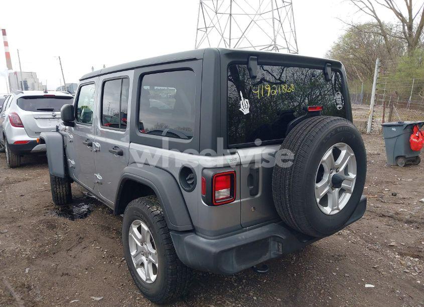 Photo 3 of 2020 Jeep Wrangler UNLIMITED SPORT S 4X4 (VIN 1C4HJXDN3LW115076)