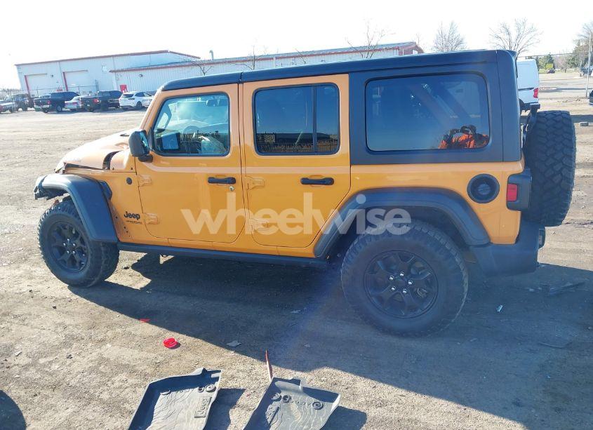 Photo 14 of 2021 Jeep Wrangler UNLIMITED WILLYS 4X4 (VIN 1C4HJXDN3MW650748)