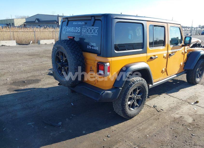 Photo 4 of 2021 Jeep Wrangler UNLIMITED WILLYS 4X4 (VIN 1C4HJXDN3MW650748)