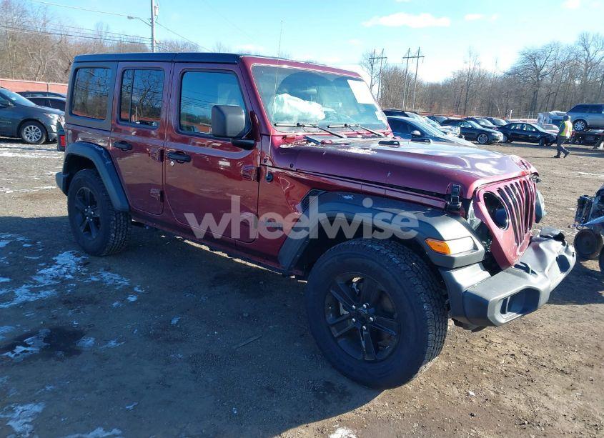 2021 Jeep Wrangler UNLIMITED SPORT ALTITUDE 4X4 (VIN 1C4HJXDN3MW729076) main photo