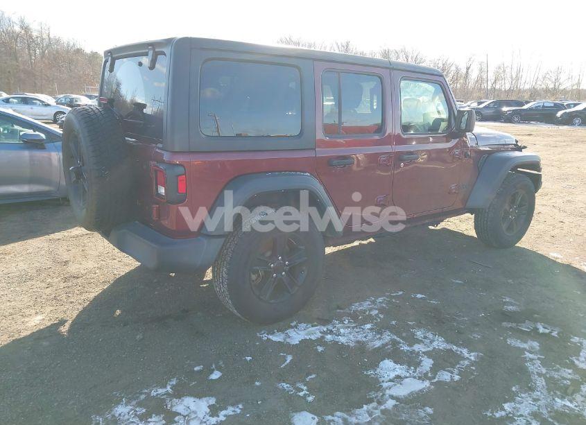 Photo 4 of 2021 Jeep Wrangler UNLIMITED SPORT ALTITUDE 4X4 (VIN 1C4HJXDN3MW729076)