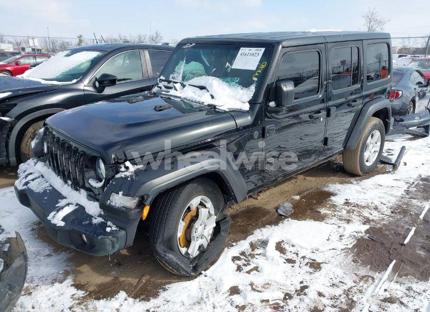 Photo 2 of 2022 Jeep Wrangler UNLIMITED SPORT S 4X4 (VIN 1C4HJXDN3NW132849)