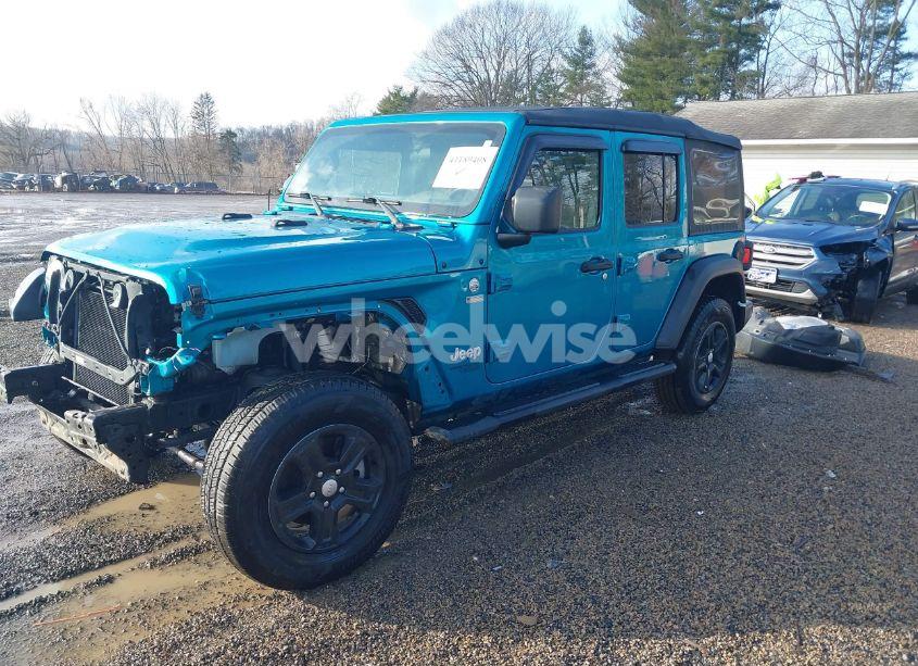 Photo 2 of 2020 Jeep Wrangler UNLIMITED SPORT S 4X4 (VIN 1C4HJXDN4LW140309)