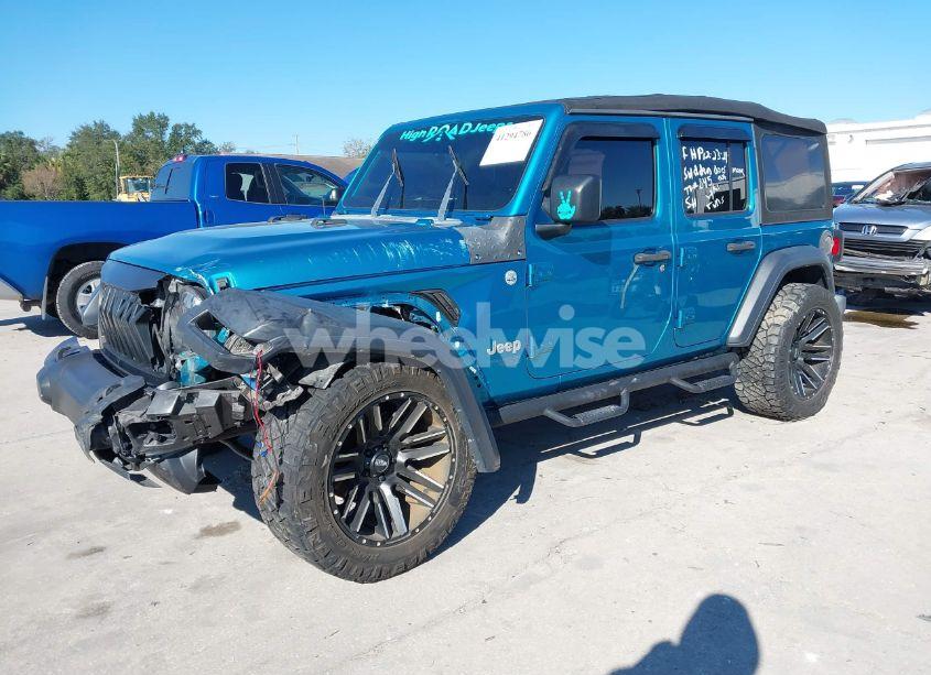 Photo 2 of 2020 Jeep Wrangler UNLIMITED SPORT S 4X4 (VIN 1C4HJXDN4LW223822)