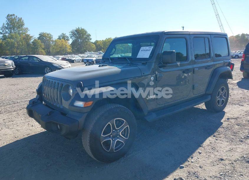 Photo 2 of 2021 Jeep Wrangler UNLIMITED SPORT S 4X4 (VIN 1C4HJXDN4MW542736)