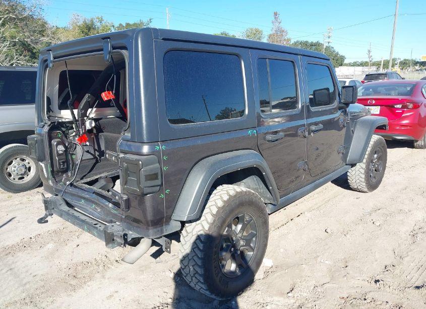 Photo 4 of 2021 Jeep Wrangler UNLIMITED WILLYS 4X4 (VIN 1C4HJXDN4MW681135)