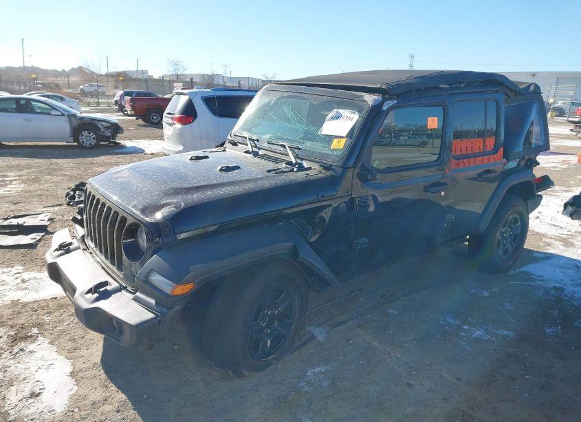 Photo 2 of 2023 Jeep Wrangler 4-DOOR SPORT 4X4 (VIN 1C4HJXDN4PW530364)