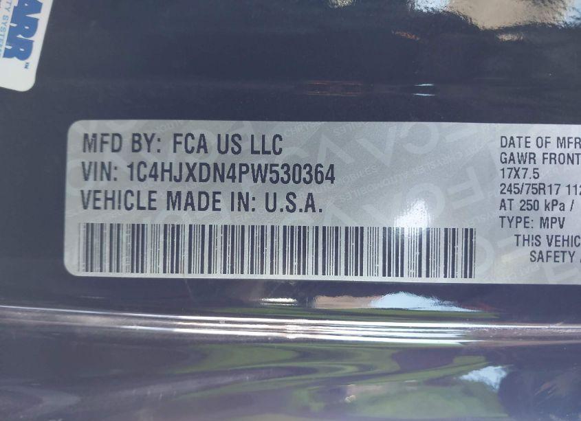 Photo 9 of 2023 Jeep Wrangler 4-DOOR SPORT 4X4 (VIN 1C4HJXDN4PW530364)