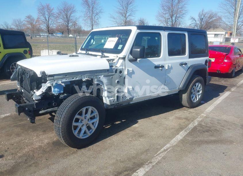 Photo 2 of 2023 Jeep Wrangler 4-DOOR SPORT S 4X4 (VIN 1C4HJXDN4PW702277)