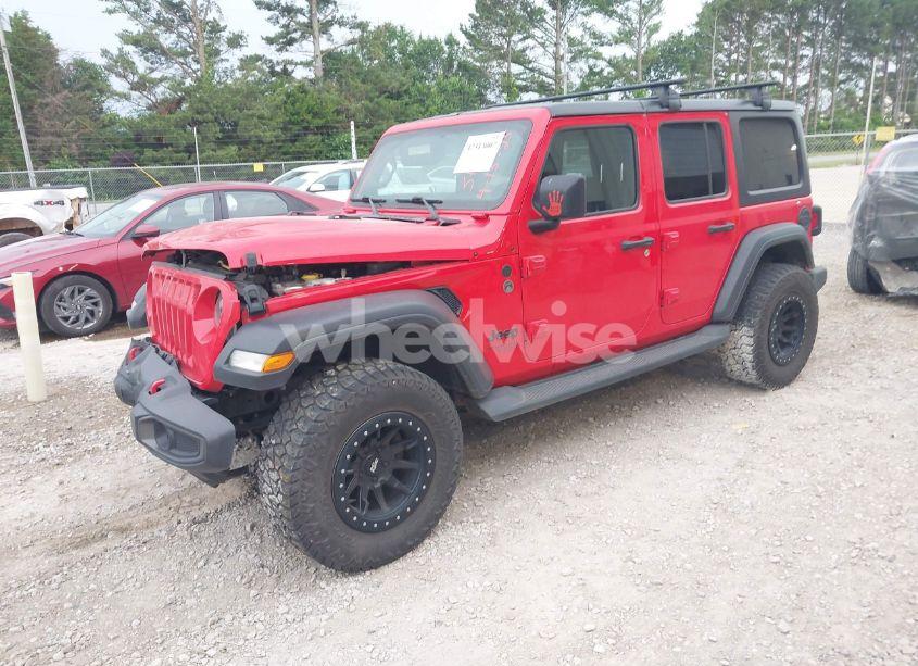 Photo 2 of 2020 Jeep Wrangler UNLIMITED SPORT S 4X4 (VIN 1C4HJXDN5LW160410)