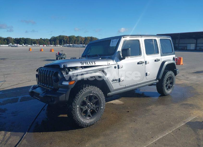 Photo 2 of 2020 Jeep Wrangler UNLIMITED WILLYS 4X4 (VIN 1C4HJXDN5LW185744)