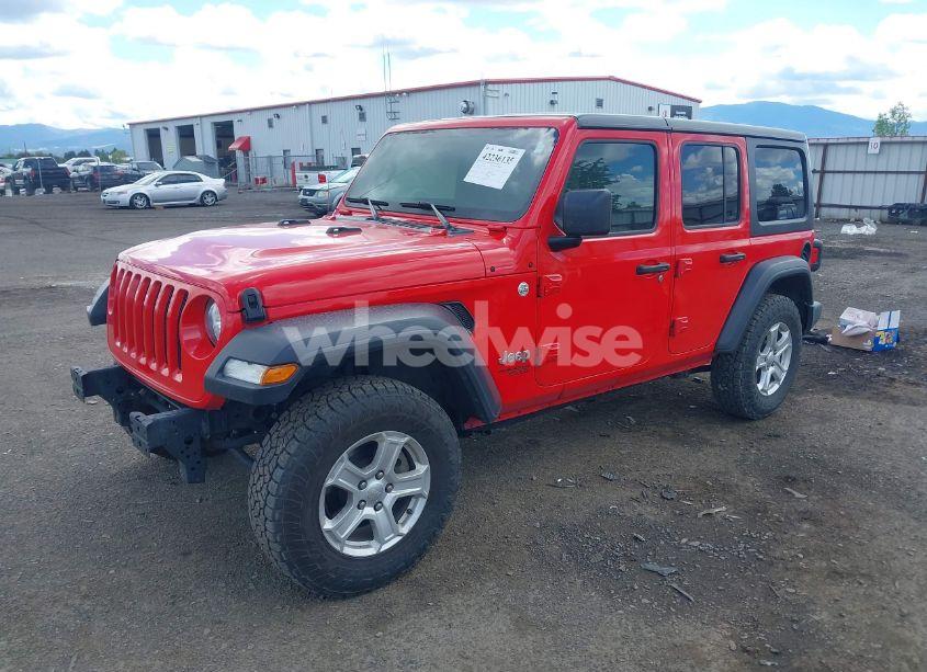 Photo 2 of 2020 Jeep Wrangler UNLIMITED SPORT S 4X4 (VIN 1C4HJXDN5LW279865)