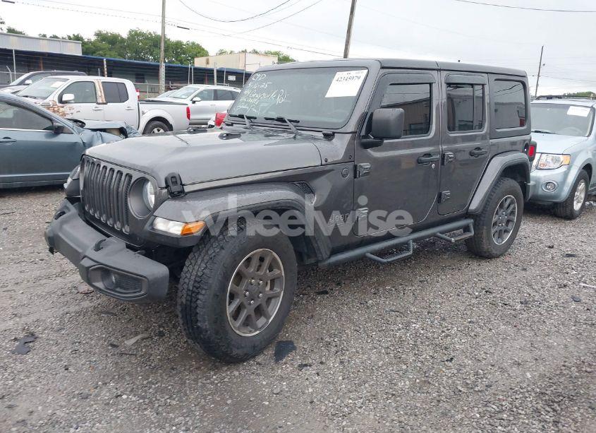 Photo 2 of 2021 Jeep Wrangler UNLIMITED 80TH ANNIVERSARY 4X4 (VIN 1C4HJXDN5MW549839)