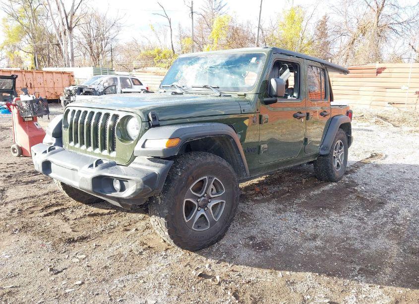 Photo 2 of 2023 Jeep Wrangler 4-DOOR SPORT S 4X4 (VIN 1C4HJXDN5PW617285)
