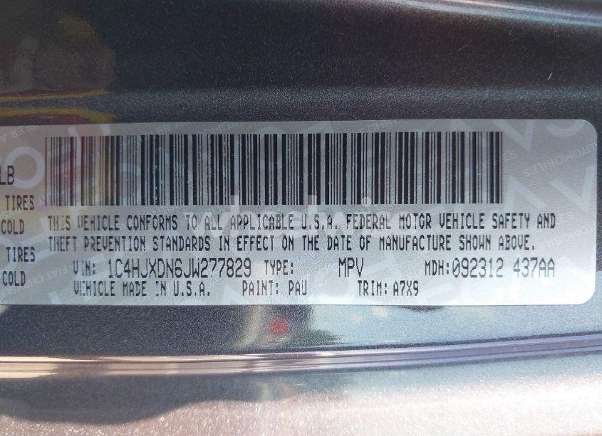 Photo 9 of 2018 Jeep Wrangler UNLIMITED SPORT S 4X4 (VIN 1C4HJXDN6JW277829)