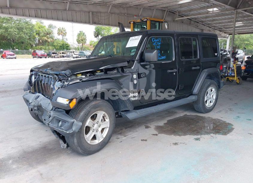 Photo 2 of 2019 Jeep Wrangler UNLIMITED SPORT S 4X4 (VIN 1C4HJXDN6KW668593)